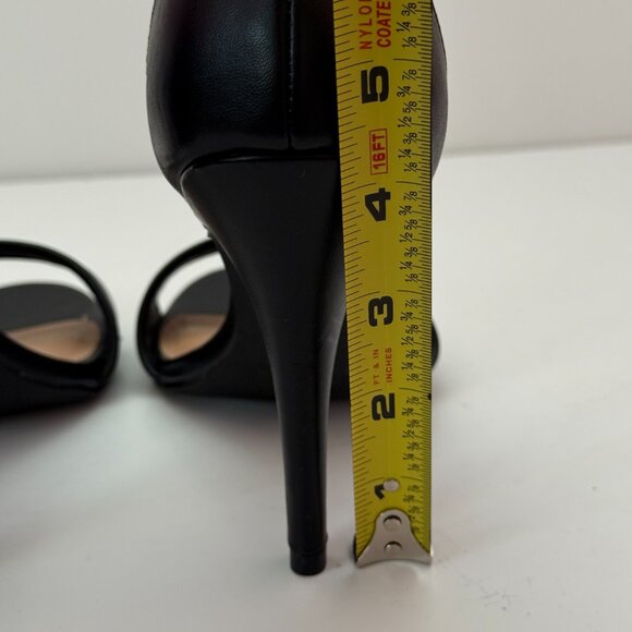 LC Lauren Conrad Open Toe Heels Size 7M - Picture 6 of 9